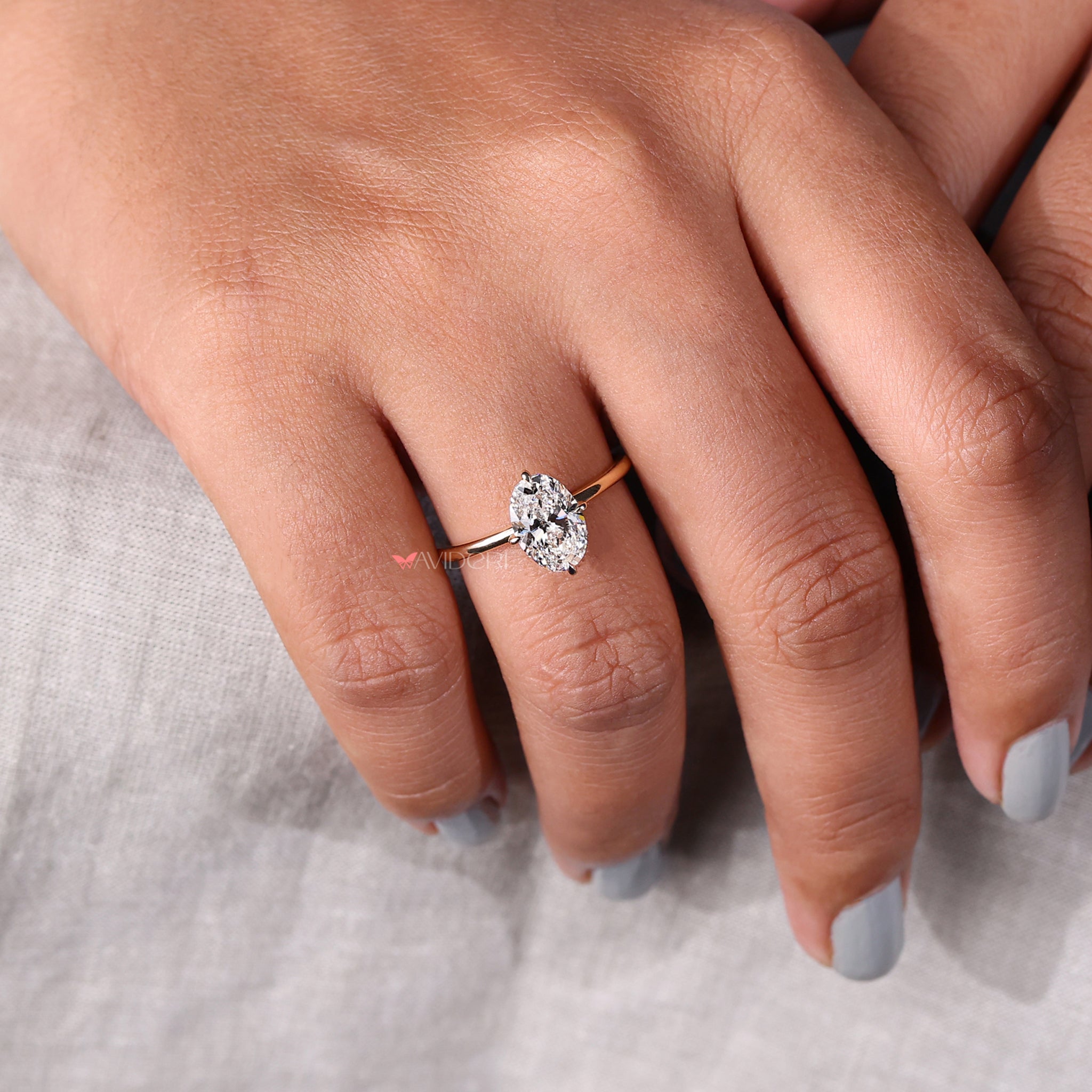 oval diamond wedding ring, oval shaped engagement ring, solitaire diamond ring, prong setting ring