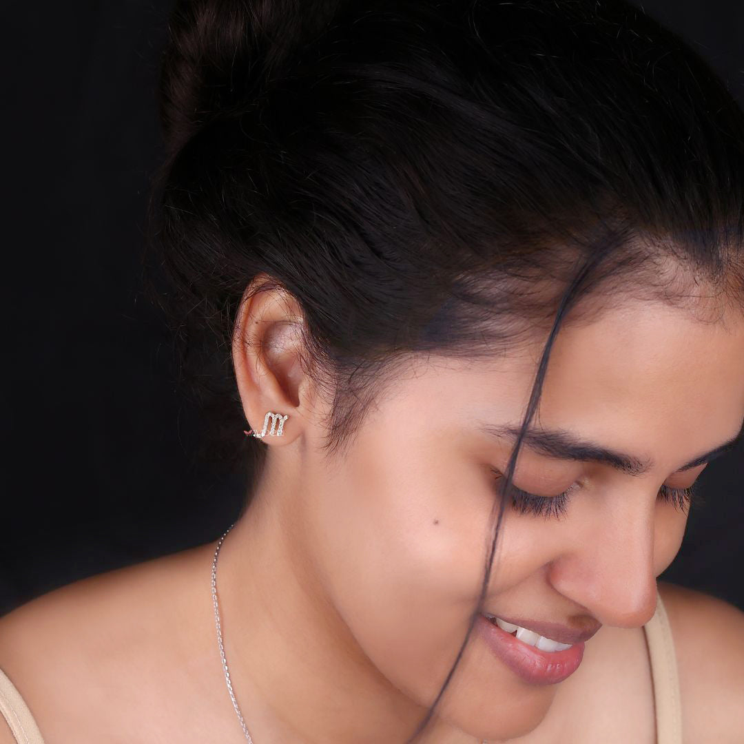 Diamond earrings round cut for everyday elegance