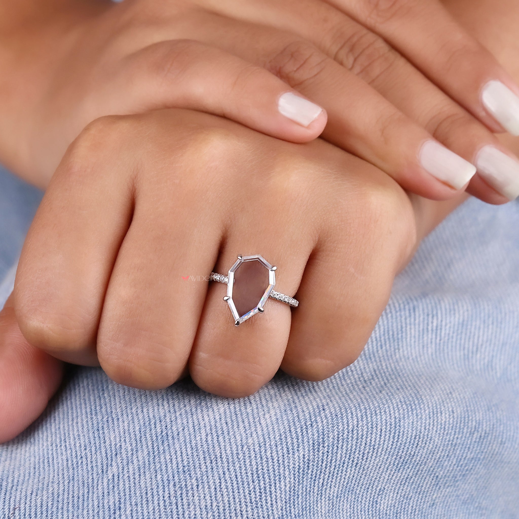 Custom engagement ring designed for a unique touch.