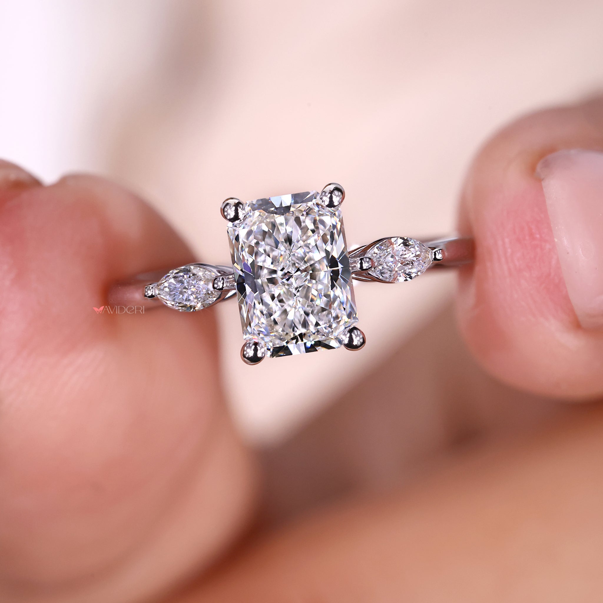 4 prong engagement ring crafted for lasting beauty