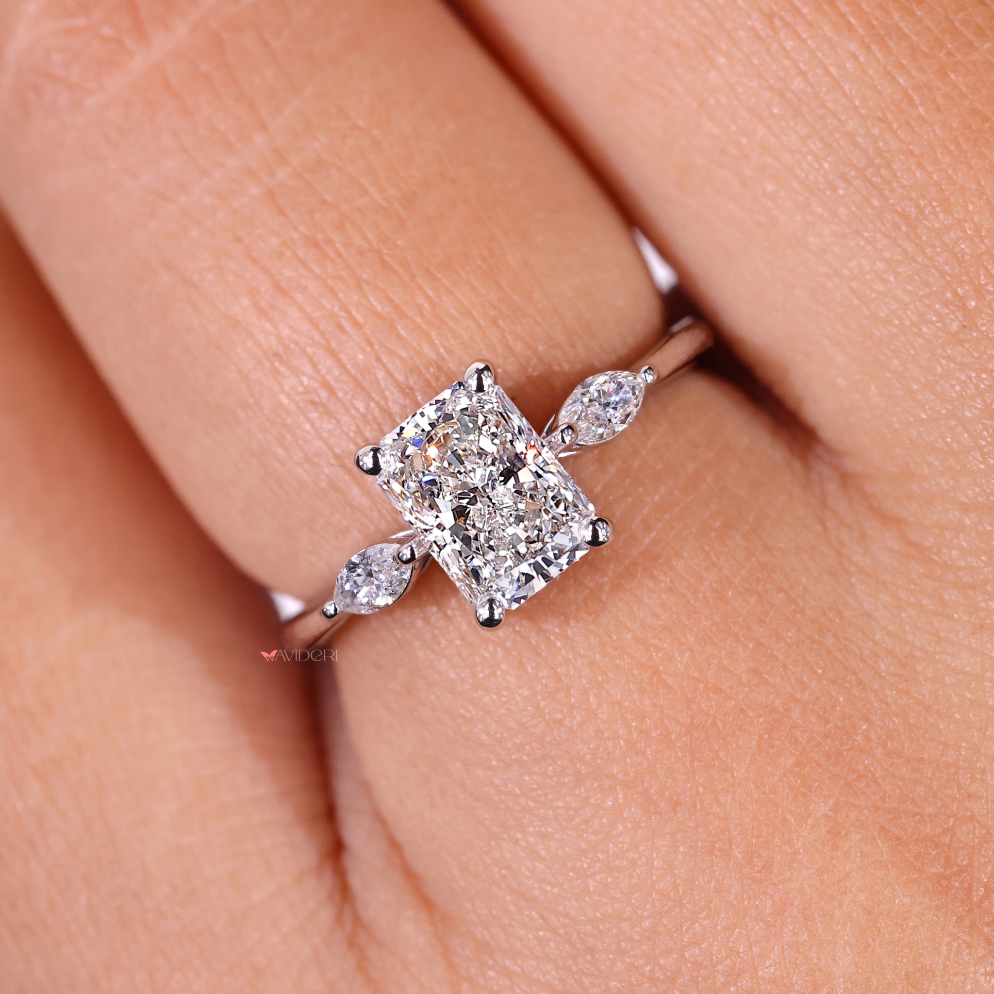 Marquise cut diamond ring for timeless elegance