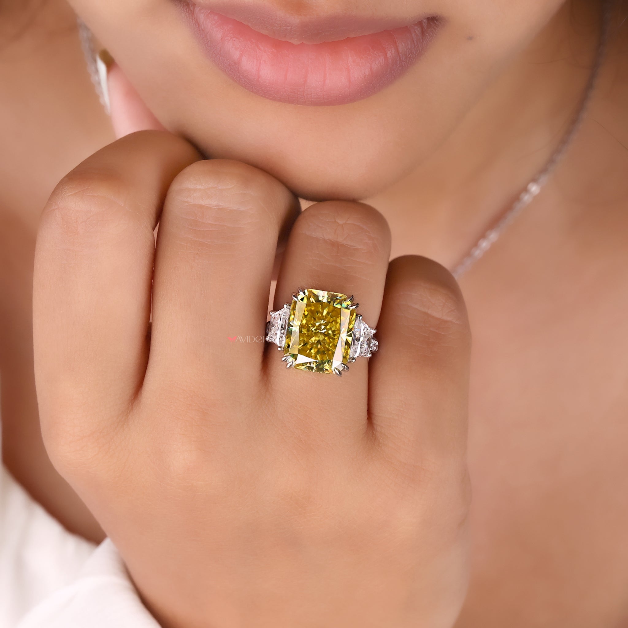 Moissanite engagement ring, moissanite gold ring, moissanite wedding ring