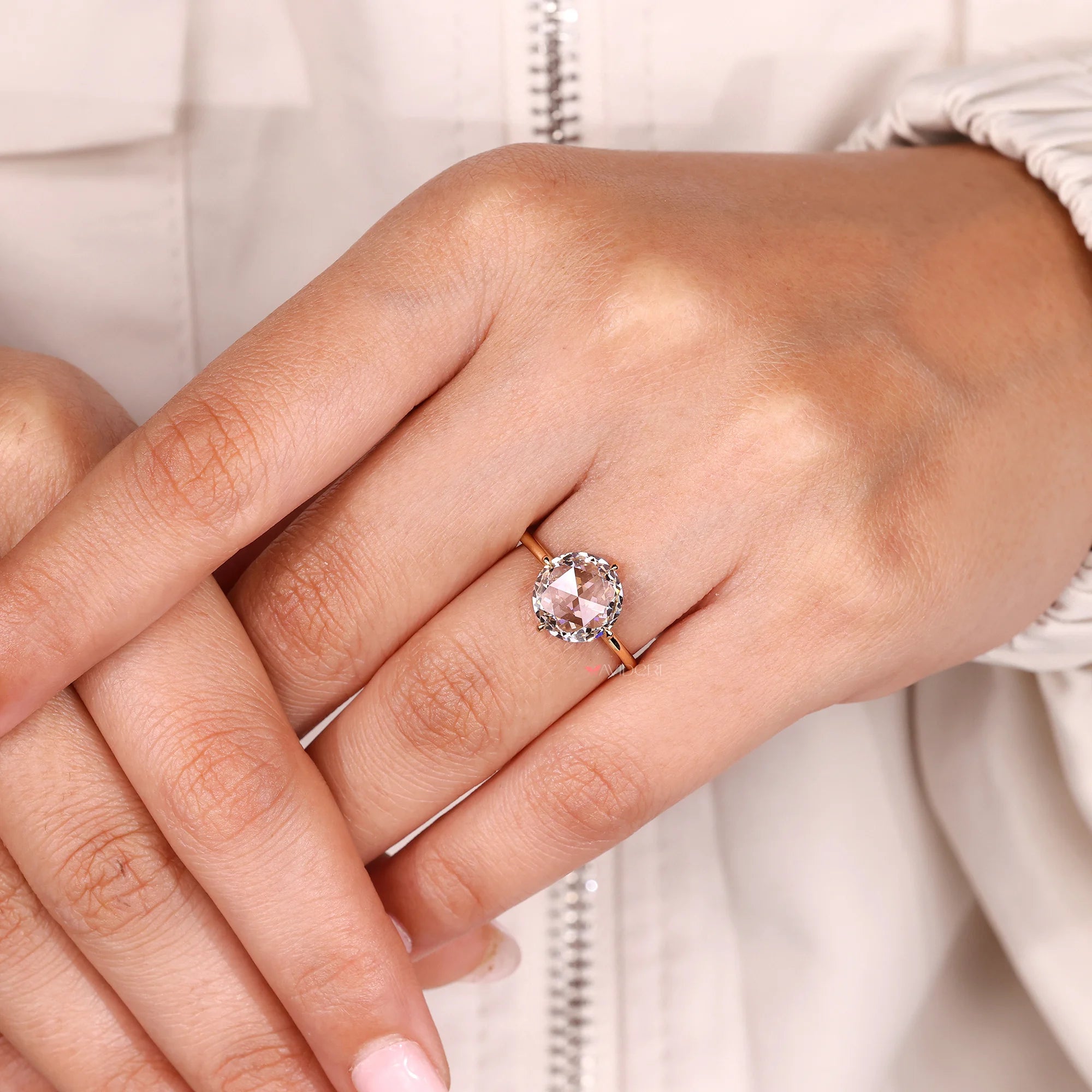 Handmade ring with handmade jewelry.