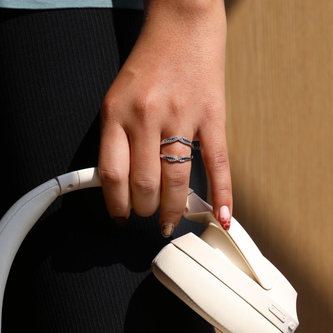 A custom wedding band can be designed to reflect your personal taste.