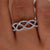 Weave Infinity Ring designed with soft curves and endless symbolism.
 Weave Infinity Ring designed with soft curves and endless symbolism.