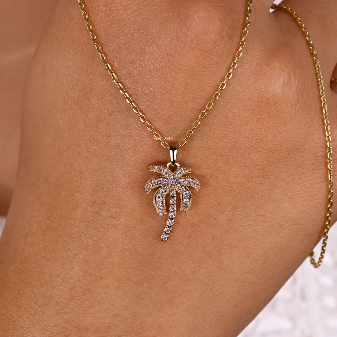 Lab grown diamond pendant offering eco-friendly luxury.