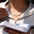 Round Diamond Necklace - White Gold Round Diamond Necklace - White Gold