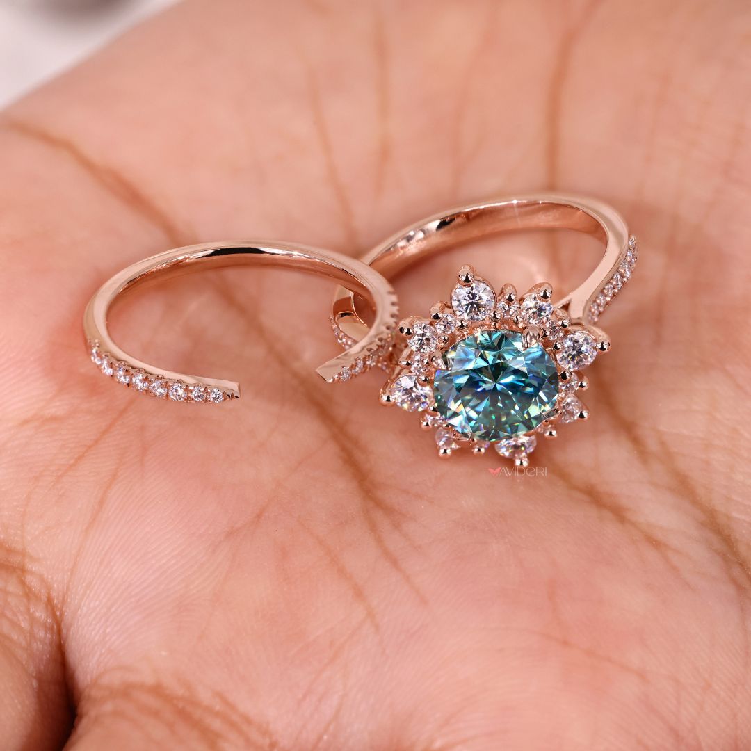 Open Gap Wedding Band adds a modern twist to classic style.