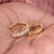 Yellow gold diamond hoop earrings with classic sparkle
 Yellow gold diamond hoop earrings with classic sparkle