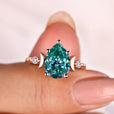 Pear Cut Engagement Ring shines beautifully with a modern look.