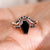 Coffin engagement ring with a stunning coffin ring design. Coffin engagement ring with a stunning coffin ring design.