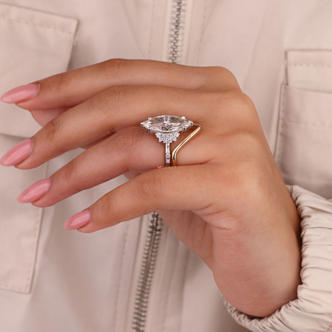 Solitaire band designed to pair beautifully with any engagement ring