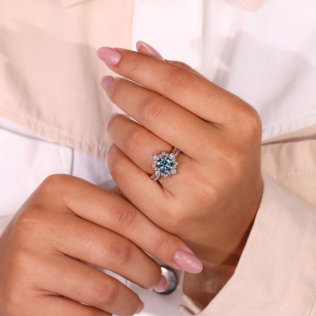 Custom Moissanite Bridal Set tailored to your unique preferences.