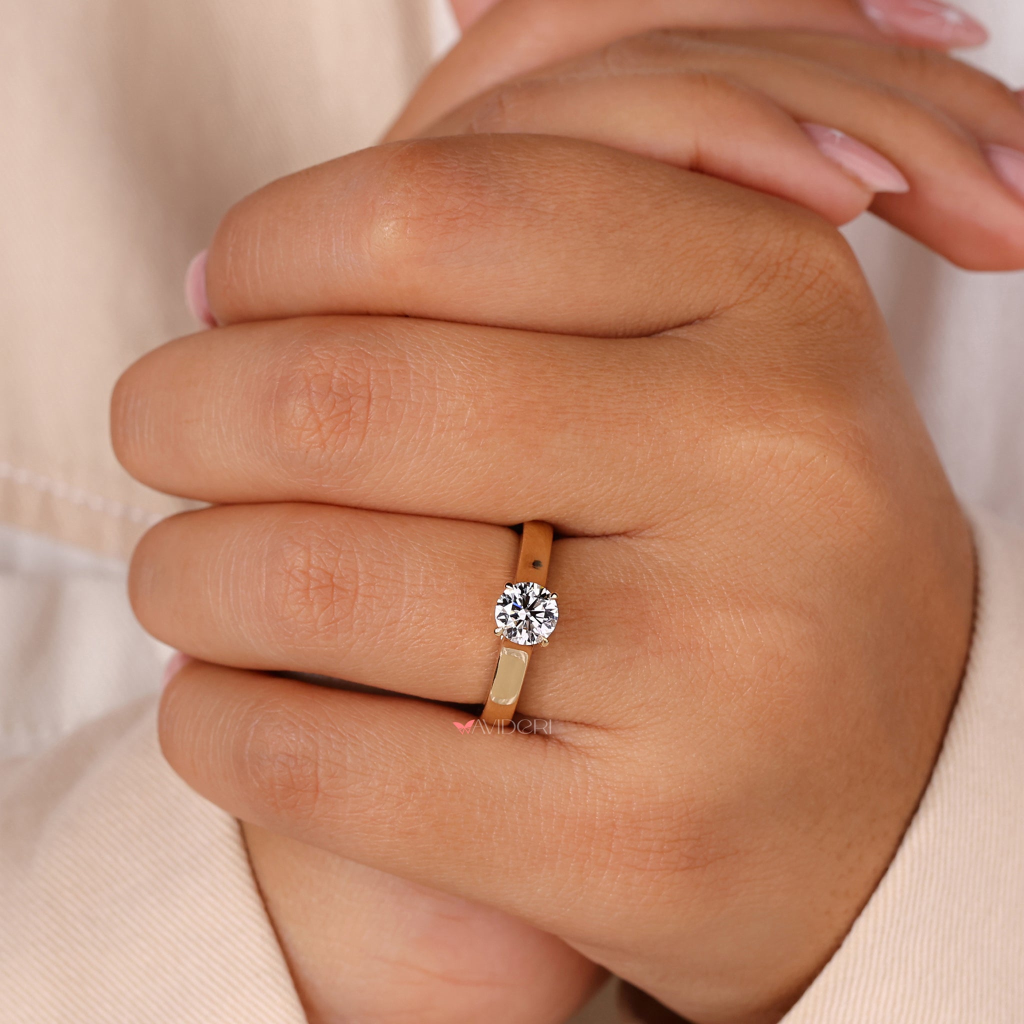 Avideri engagement ring crafted for love and cherished moments.