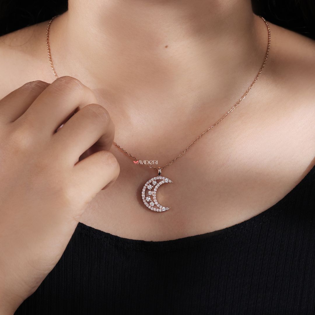 Rose gold pendant brings warmth and elegance to everyday jewelry.