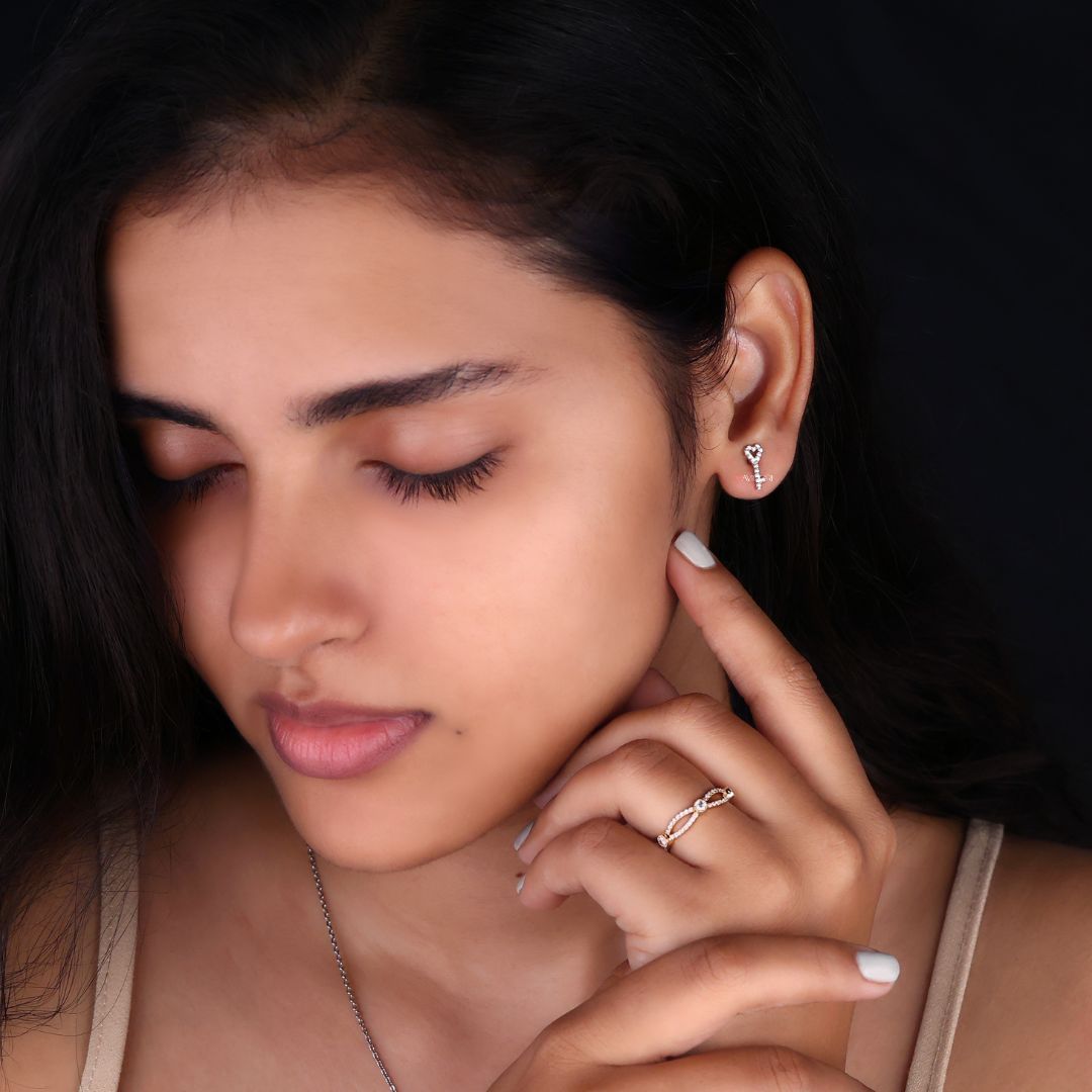 Marquise Cut Moissanite Earrings, designed with marquise-cut Moissanite for a sophisticated and elongated look.