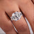 Moissanite emerald cut ring with a stunning, modern design.
 Moissanite emerald cut ring with a stunning, modern design.