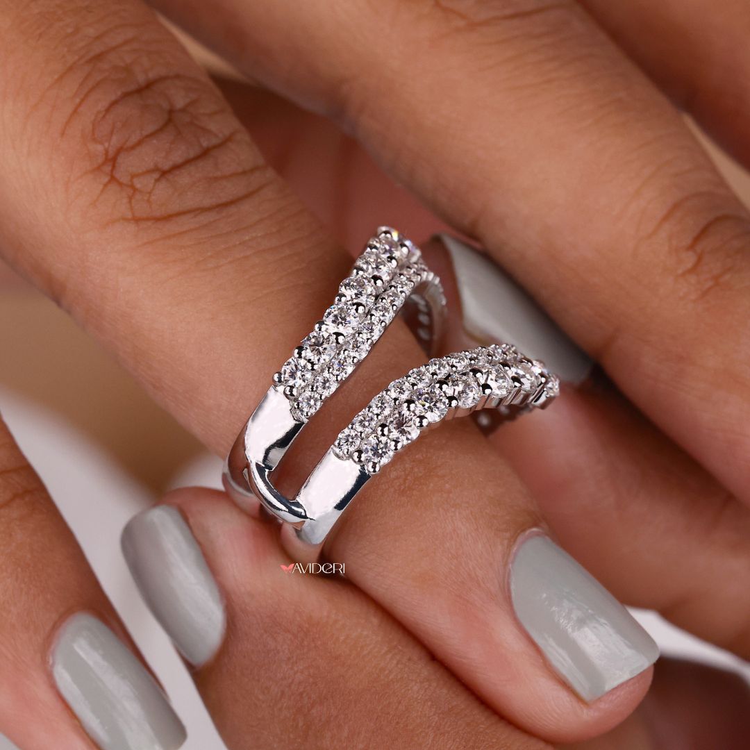 The Wrap Guard wedding band adds protection with style.