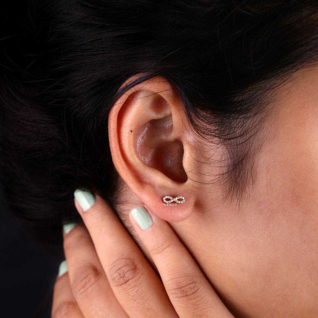 Unique Gold Earrings, designed to stand out with a distinct gold finish and stylish design.