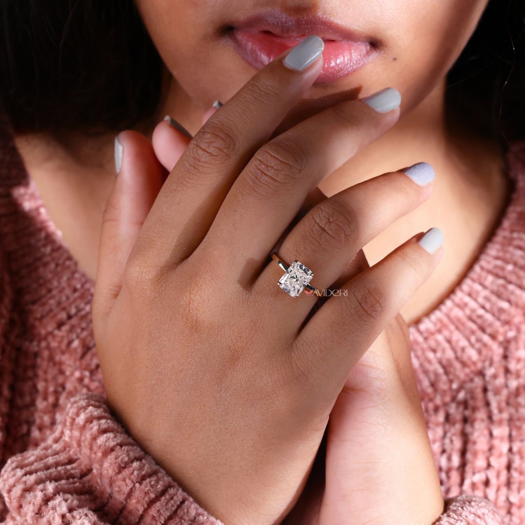 Avideri engagement ring designed to symbolize lasting love.