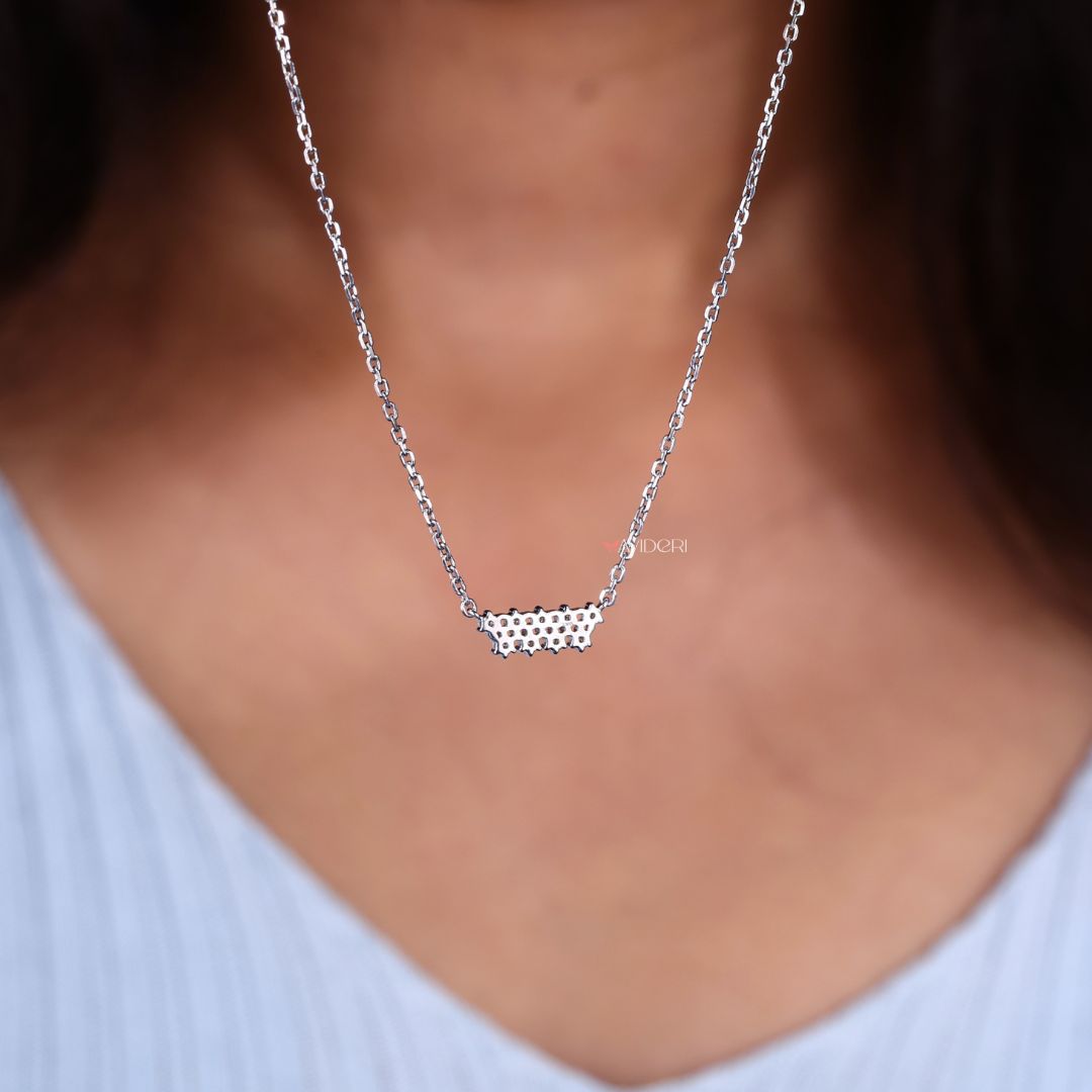 Lab Grown Diamond pendant with eco-friendly sparkle