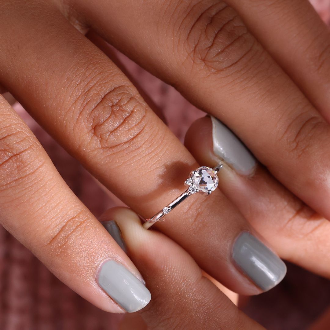 Handmade jewelry ring with a unique and artistic style.