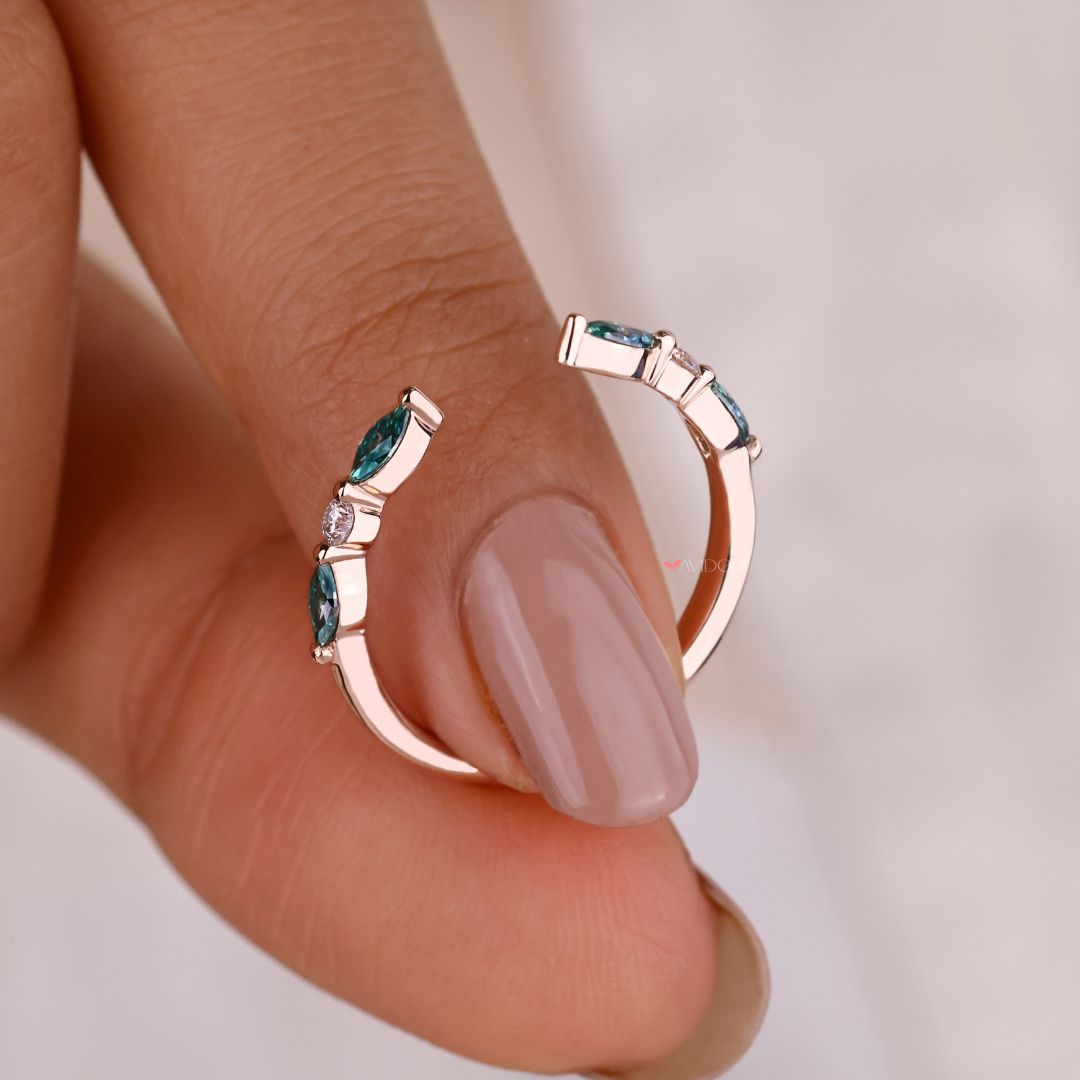 A custom wedding band can be designed to reflect your taste.