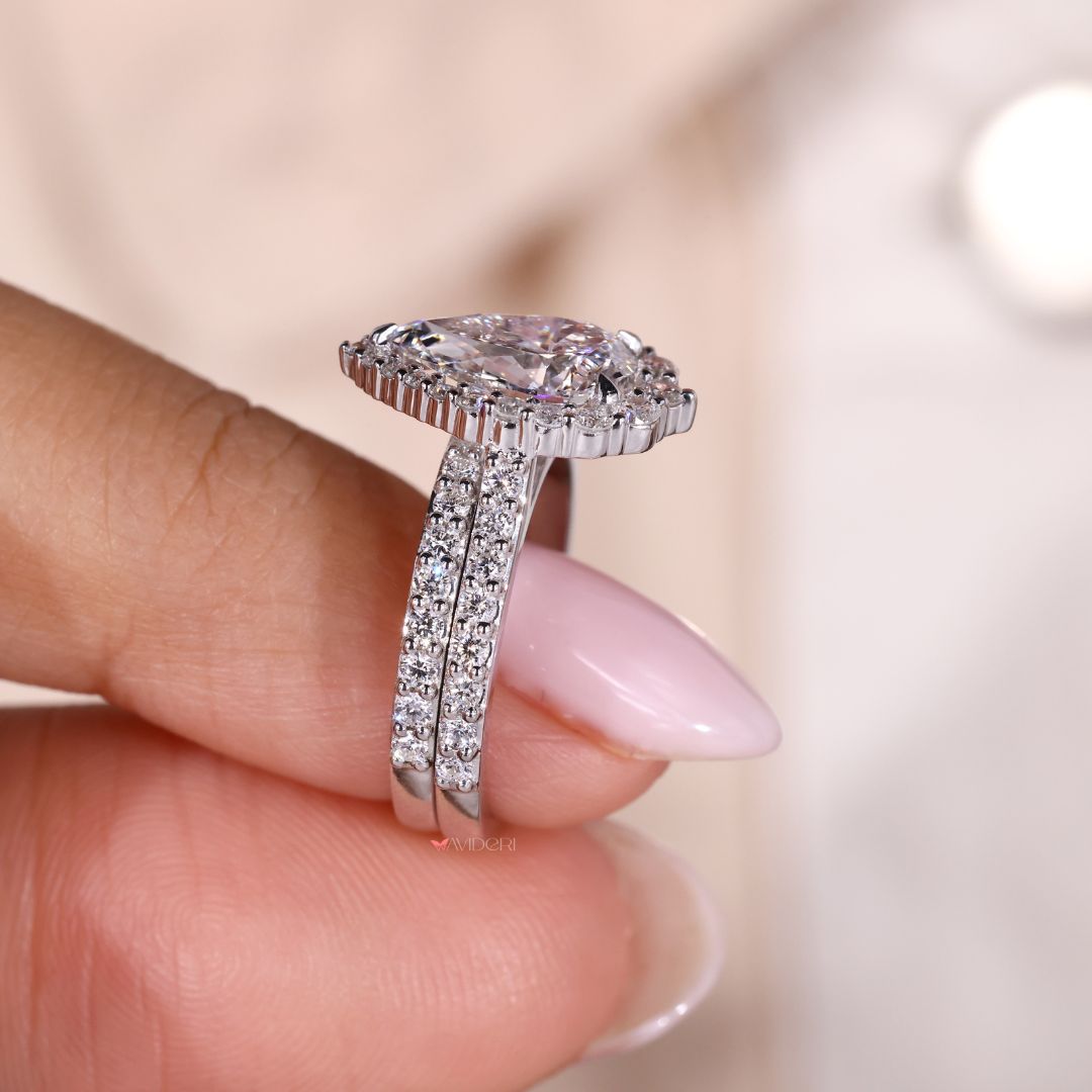 Round eternity band, round moissanite wedding band, white gold wedding band