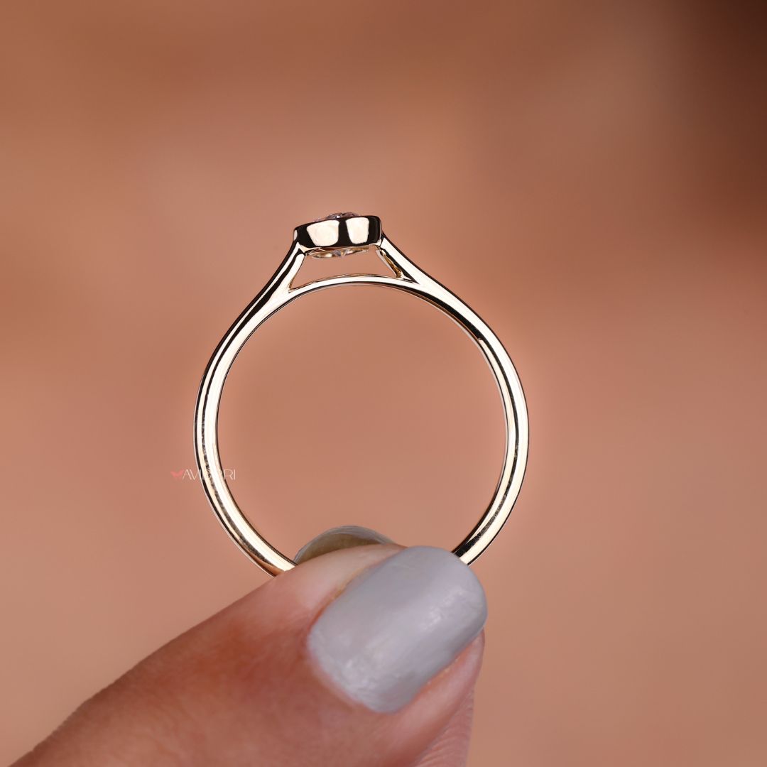 A custom engagement ring made to tell your unique love story.