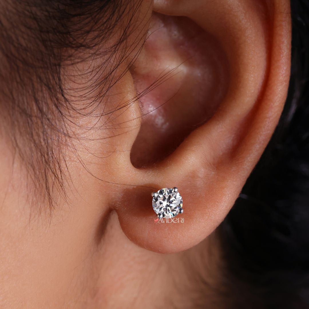 Designed for comfort, these screw and push back earrings for women stay secure while adding a stylish touch.