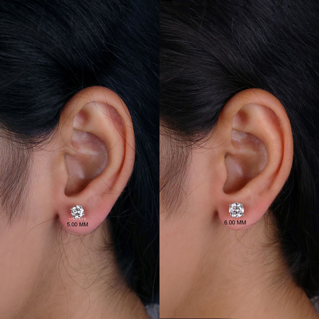 Stud earrings moissanite offer lasting beauty and shine.