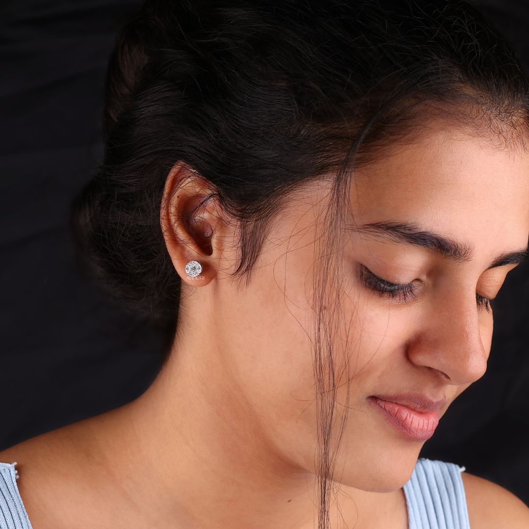 Princess Cut earrings feature sharp corners and a sleek design perfect for daily or occasion wear.