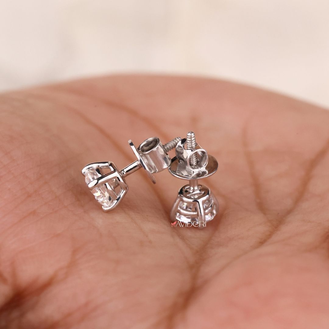 These white gold earrings bring a rich, polished feel that complements any outfit day or night.
