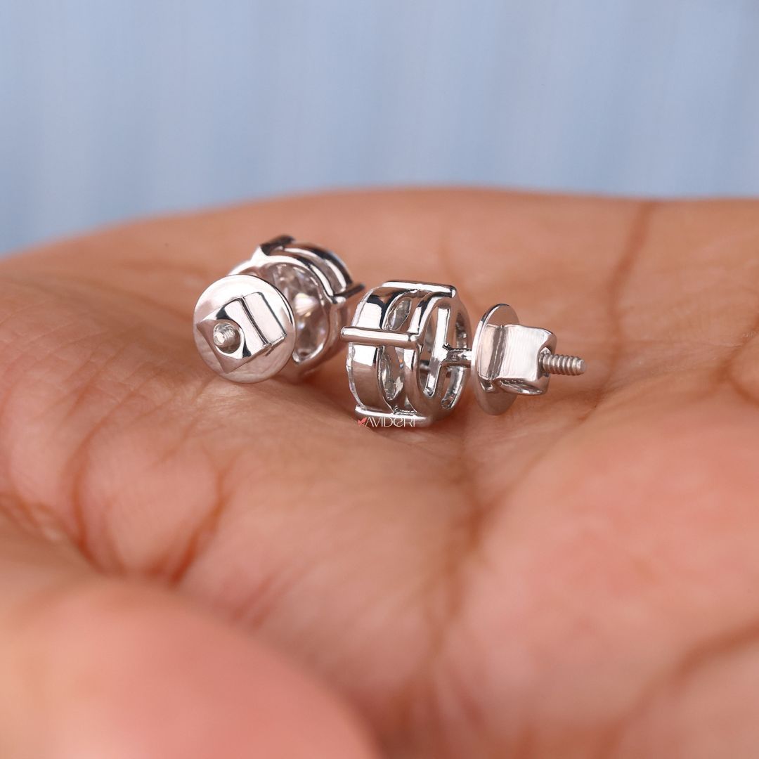 Marquise Cut Moissanite Earrings bring a bold pointed shape, ideal for elegant style.