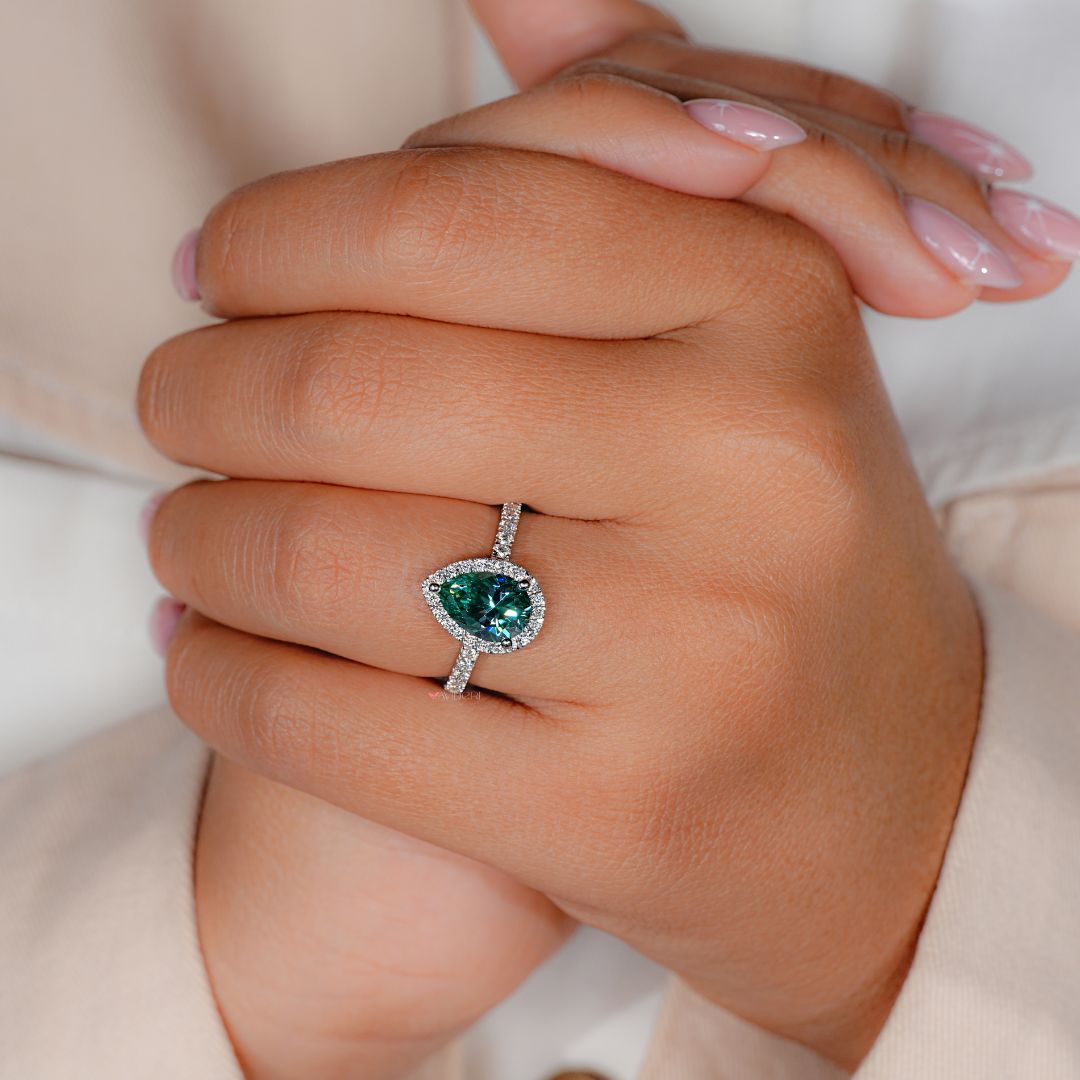 Pave ring with intricate detailing for a luxurious look.