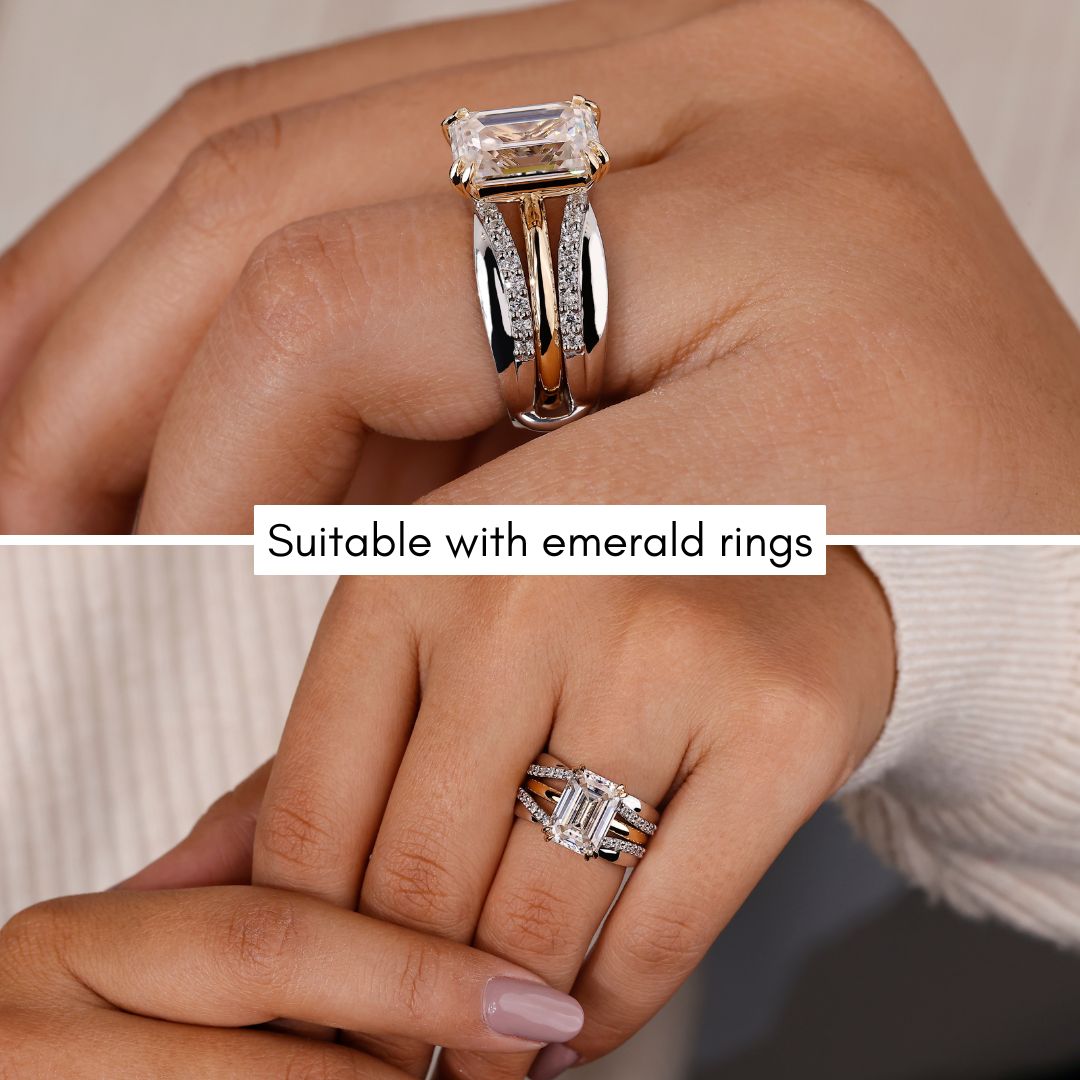 A custom wedding band can be made to match your personal style.