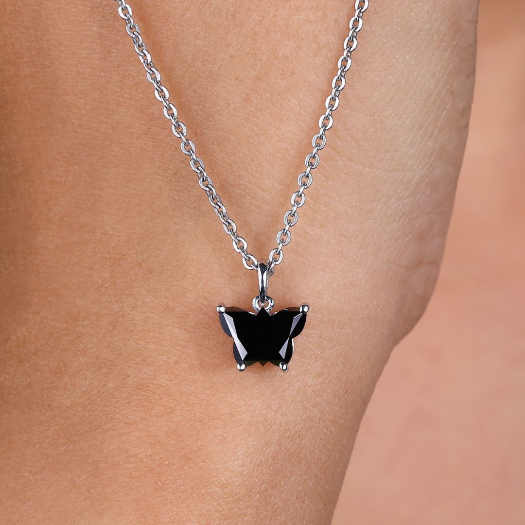 Butterfly pendant gold featuring a stunning diamond butterfly pendant design.