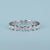 Wedding ring white gold shines with classic beauty and a bright polished finish.
 Wedding ring white gold shines with classic beauty and a bright polished finish.