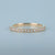 Stackable wedding ring offers layering versatility with modern style and shine.
 Stackable wedding ring offers layering versatility with modern style and shine.