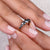 7 stone wedding band with rose cut diamonds for a vintage touch.
 7 stone wedding band with rose cut diamonds for a vintage touch.