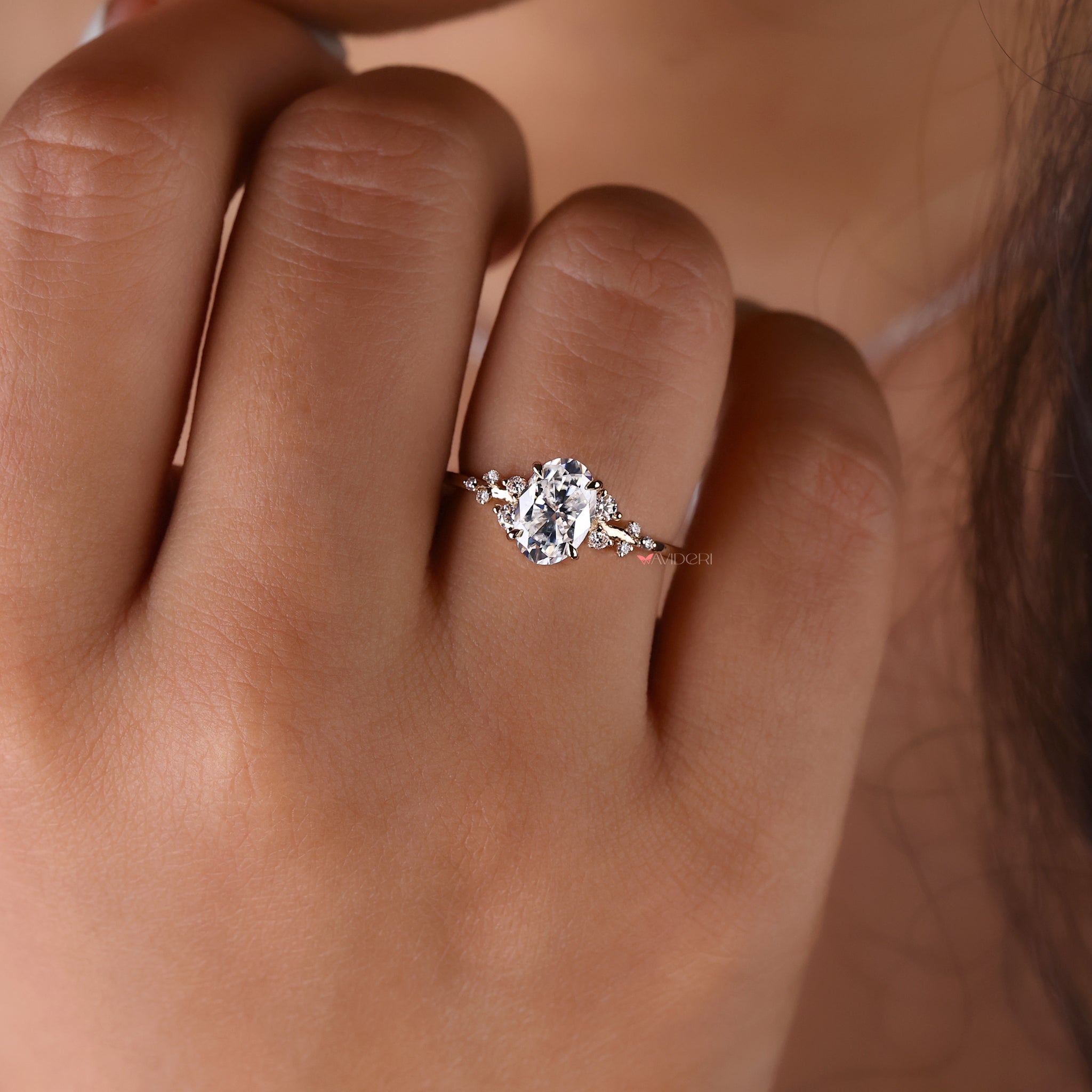 Claw prong ring setting for enhanced stone security and style.