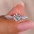 Twist engagement ring with a modern design and sparkling diamonds.
 Twist engagement ring with a modern design and sparkling diamonds.