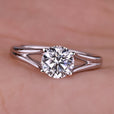 Solitaire engagement ring featuring a timeless design and perfect craftsmanship for special moments.