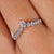 Chevron wedding band with a sleek and modern design.
 Chevron wedding band with a sleek and modern design.