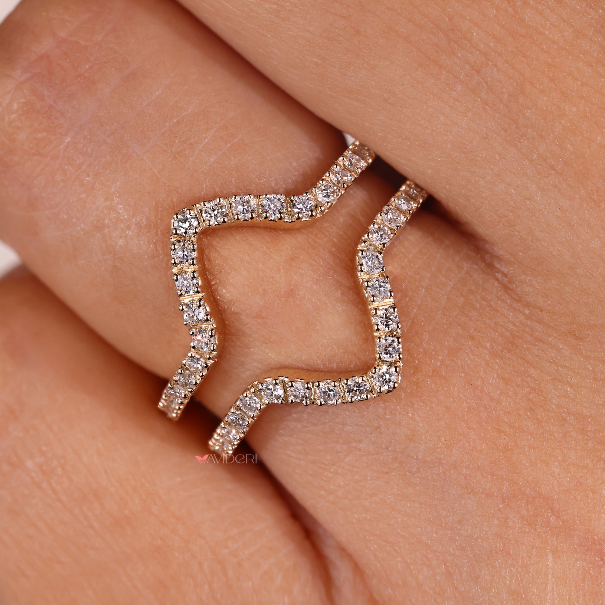 Yellow gold wedding band for daily wear.