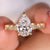 Pear shaped diamond ring with an elegant design for timeless beauty.
 Pear shaped diamond ring with an elegant design for timeless beauty.
