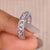Eternity wedding band with round rose cut lab grown diamonds.
 Eternity wedding band with round rose cut lab grown diamonds.