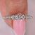 Round diamond eternity band with sparkling diamonds
 Round diamond eternity band with sparkling diamonds