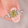 Portuguese cut ring, portuguese cut engagement ring, handmade ring.