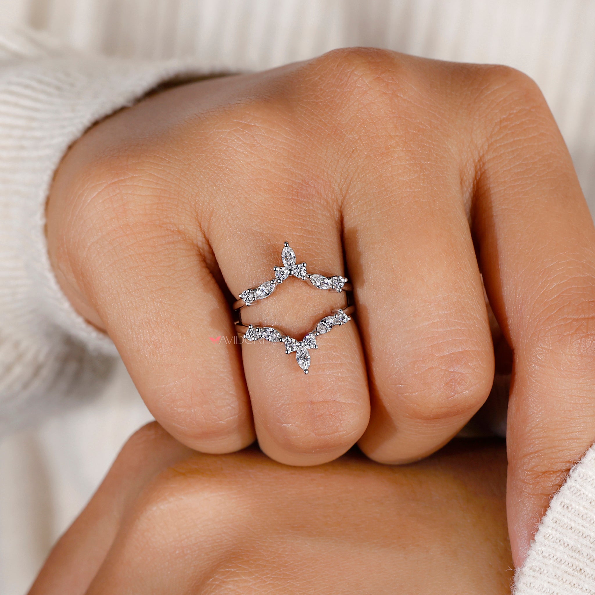 Handmade jewelry band with unique style.